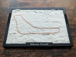 Monza Circuit 3D Miniature (Multicolor)