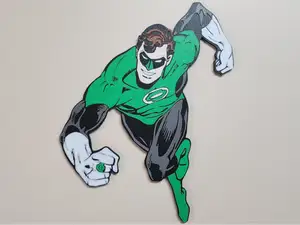 Green Lantern Comic Wall Art