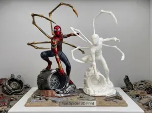 Iron Spider - Spider Man - Diorama POSA2 3D Model