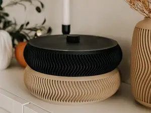 A Modern Stackable Bowl with Lid