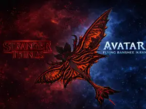 Avatar × Stranger Things – Flying Banshee Ikran