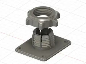 17mm Ball Mount Adapter Socket, AMPS 30x38mm