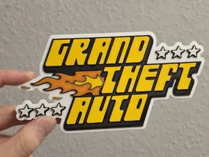 Grand Theft Auto Logo/Schild