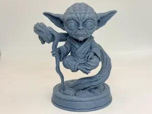 Floating Master Yoda - Levitating Chibi / Diorama
