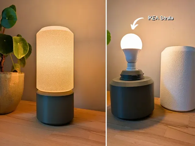 Moderne Lampe mit 3D Gedruckten oder Holzelementen — Фото 2 из 5