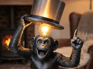 Monkey Eureka Design Lamp