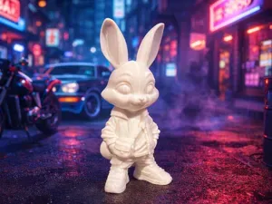 Stylish Easter Bunny - decor