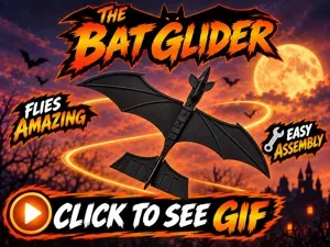 Bat Glider - Amazing Flight - Halloween Glider Toy
