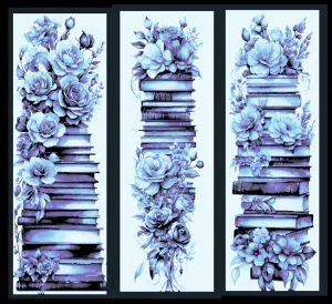 Bookmarks of Books and Flowers - No better Marker around