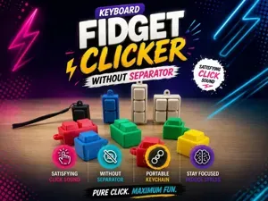 Keyboard Fidget clicker without separator