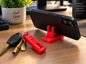 Foldable Keychain Phone Stand – Pocket Size.