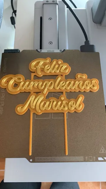 Topper para tartas, nombre Marisol — Фото 2 из 2