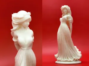 Bride in Flowing Gown Statuette