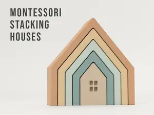Montessori Stacking Houses