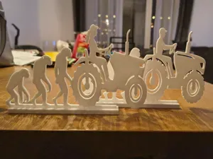 Human Evolution - Tractor driver edition