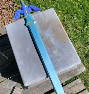 Zelda Master Sword 1 PLATE Metal/Wood Support Rod