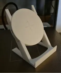 Minimalist Phone Stand with Wireless Charge (IKEA)
