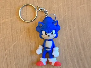 Sega Sonic flexi keychain