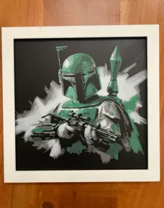 Boba Fett with Black Background