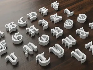 Alphabet Style -Ghotic-