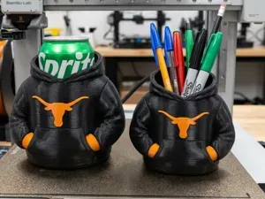 LONGHORNS HOODIE SET - PEN HOLDER AND CAN COOLER