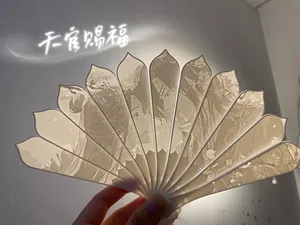 天官赐福扇子 花城 太子 国漫 动漫 浮雕折扇