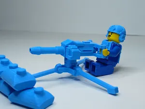 Mk19 grenade launcher Minifigure Brick