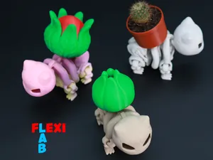 Flexi Pokemon Skelett Bulbasaur Dino