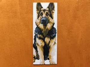 German Shepherd Bookmark - Hueforge