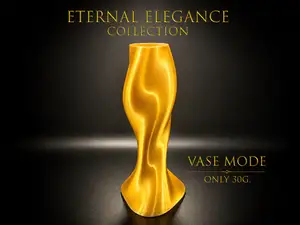 ''Golden Mirage'' Vase