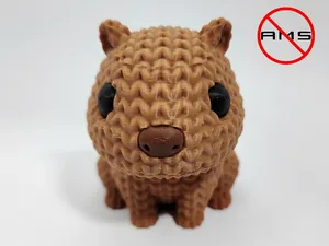 Knitted Capybara / NO AMS
