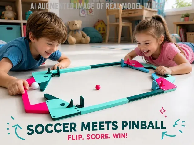 XXL Modular Tabletop Soccer Pinball Game 2 Player — Image 3 of 5