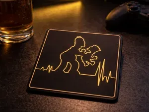 Pulse & Chaos – Sous-verre Pop Culture