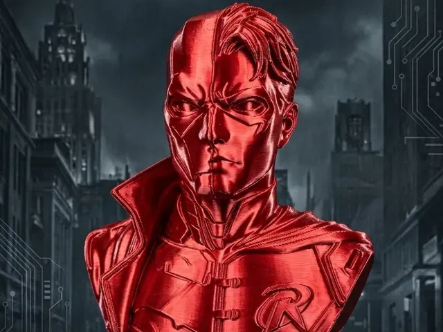 Red Hood/ Robin Bust