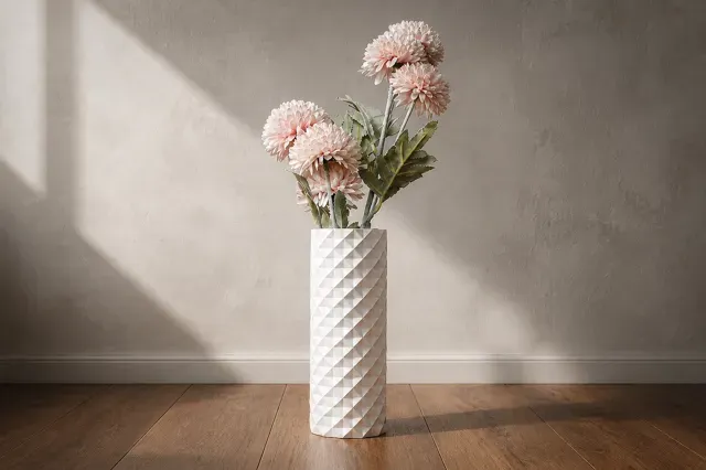 The Squared Vase Inspired By Origami | 2 Versions — Фото 2 из 6