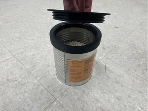 Large #10 Tin Can Screw on Lid
