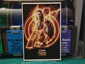 Thor Movie Poster - Hueforge Art