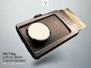 AirTag Ultra-Slim Card Holder for iClip Wallet
