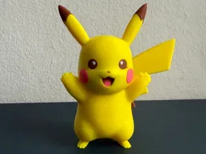 Pikachu - Mehrfarbig & Einfarbig