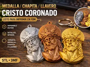 Cristo  – Medalla / Chapita / Llavero