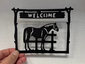 Decor Welcome horse