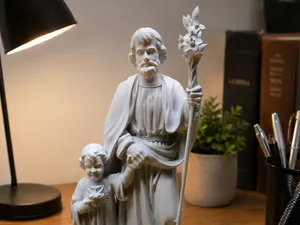 San Giuseppe con Jesu – Statua decorativa