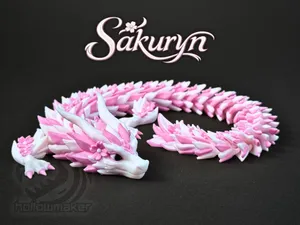 Sakuryn - Articulated Cherry-Blossom Dragon
