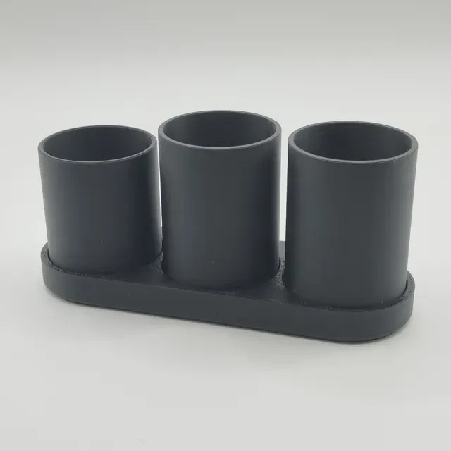 Design Toothbrush Holder Set with 3 Cups — Фото 2 из 4