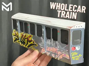 Wholecar Train for paint ! graffiti !