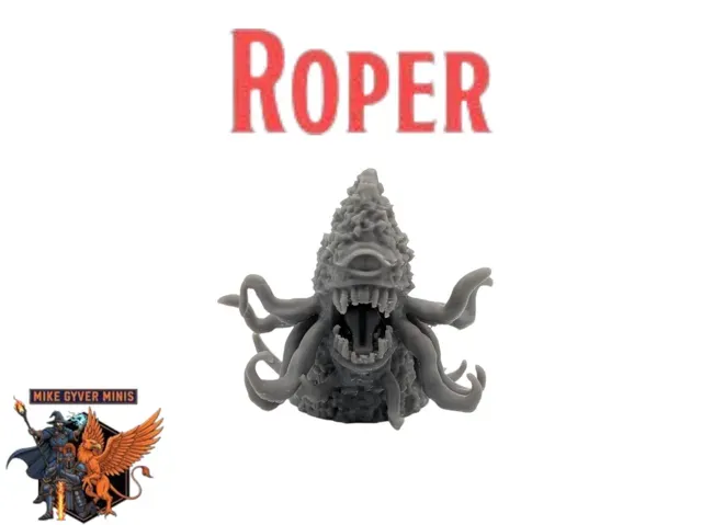 DnD TTRPG Roper Miniature