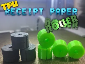 TPU Receipt Paper Machine Replacement Roller 20x15
