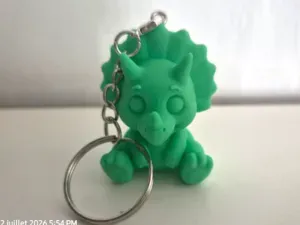 Porte-clés Tricou le Tricératops