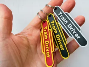 Train Driver Keychain