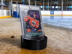 Hockey Puck Card Stand